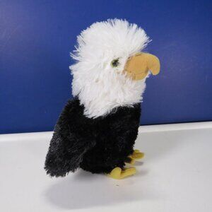 Aurora Patriotic Eagle Bird (soft) plush stuffed animal Yellow Eyes 8" Americana